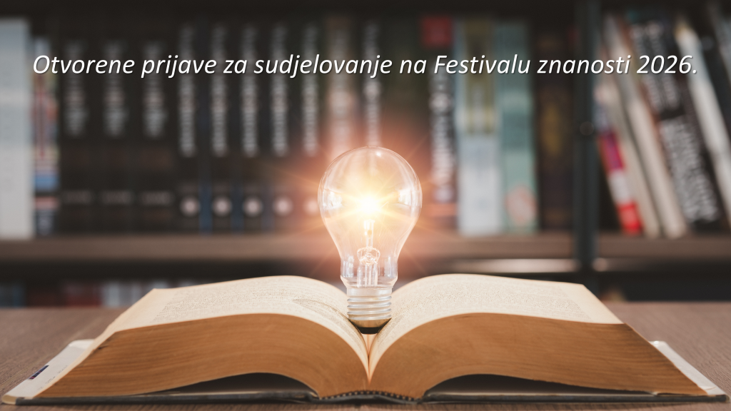 Otvorene prijave za sudjelovanje na Festivalu znanosti 2026.